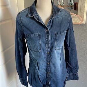 Merona Blue Button Down Shirt